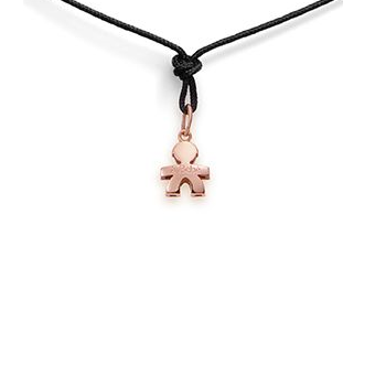 Le Bebè Ciondolo I Tesorini Mini Bimbo Oro Rosa LBB944