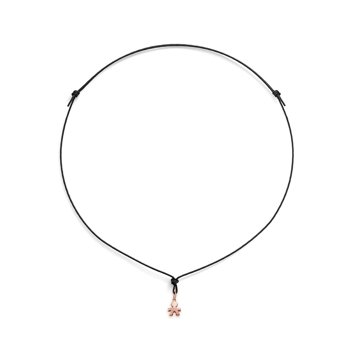 Le Bebè Ciondolo I Tesorini Mini Bimbo Oro Rosa LBB944