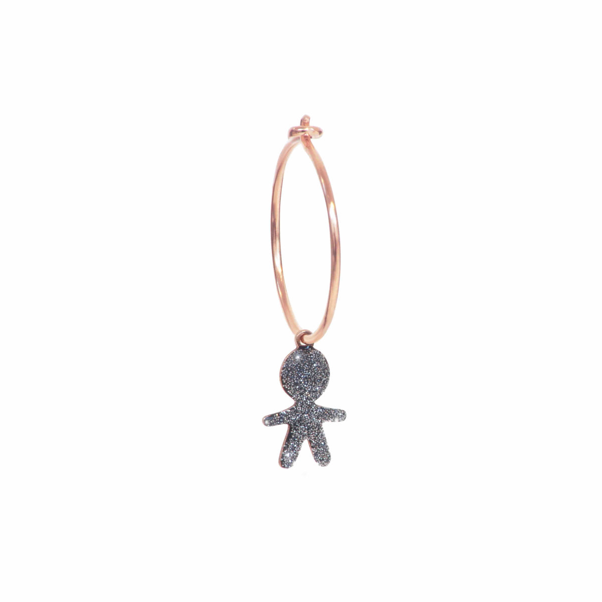 Maman et Sophie 18kt rose gold hoop earring for children ORBAM9Y