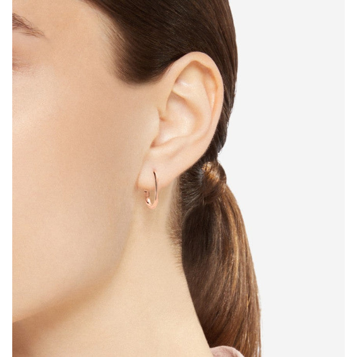 Dodo Mono Hoop Earring Essentials 9kt Rose Gold