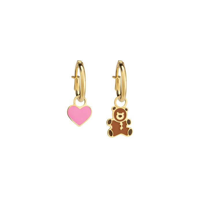 LeBebè TOYS Yellow Gold Bow Earrings PMG146