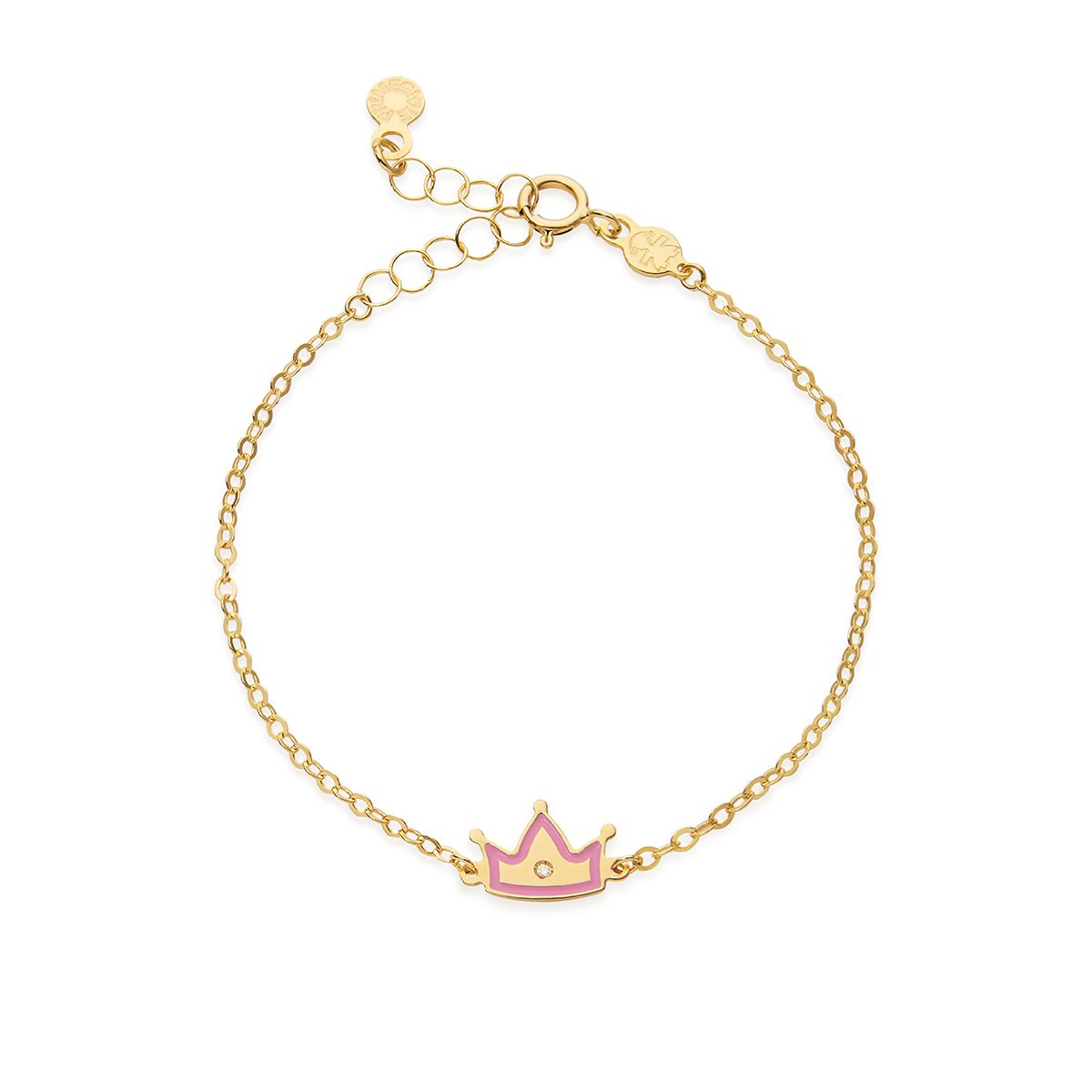 LeBebè TOYS Yellow Gold Bracelet with Ribbon and Bow PMG144