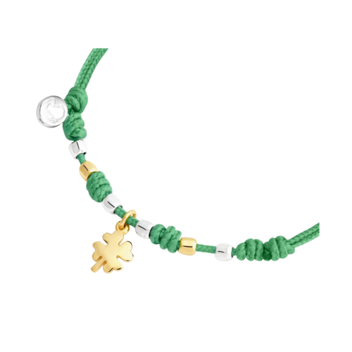 Dodo Four-Leaf Clover Cord Bracelet