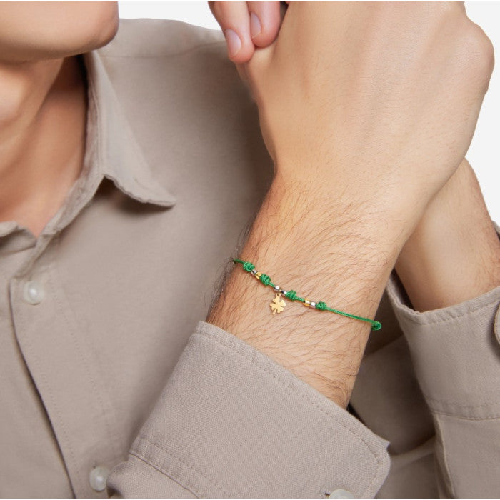 Dodo Four-Leaf Clover Cord Bracelet