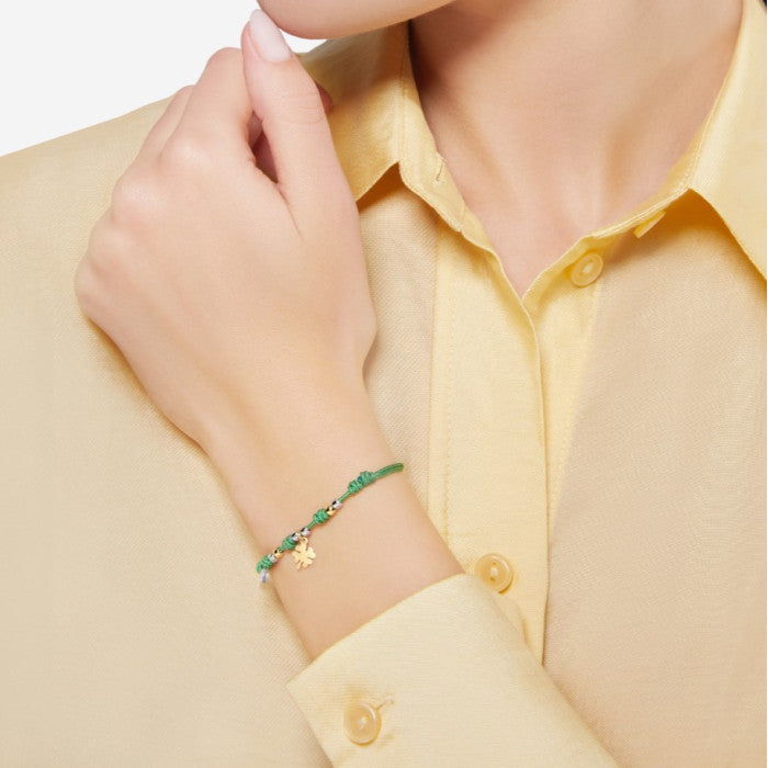 Dodo Four-Leaf Clover Cord Bracelet