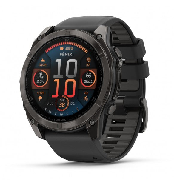 Garmin Fenix 8 51 MM Amoled Sapphire, Carbon Gray DLC