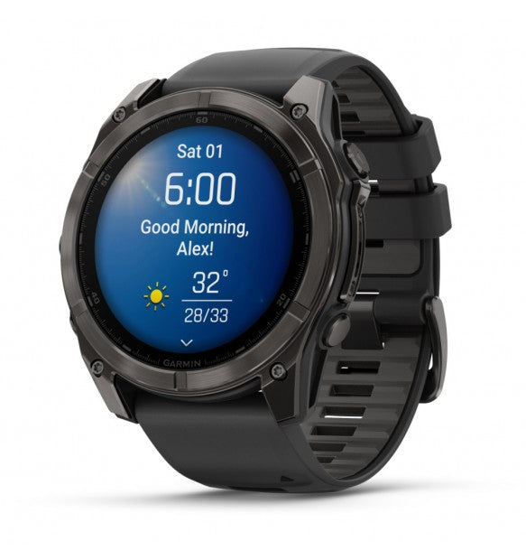 Garmin Fenix 8 51 MM Amoled Sapphire, Carbon Gray DLC