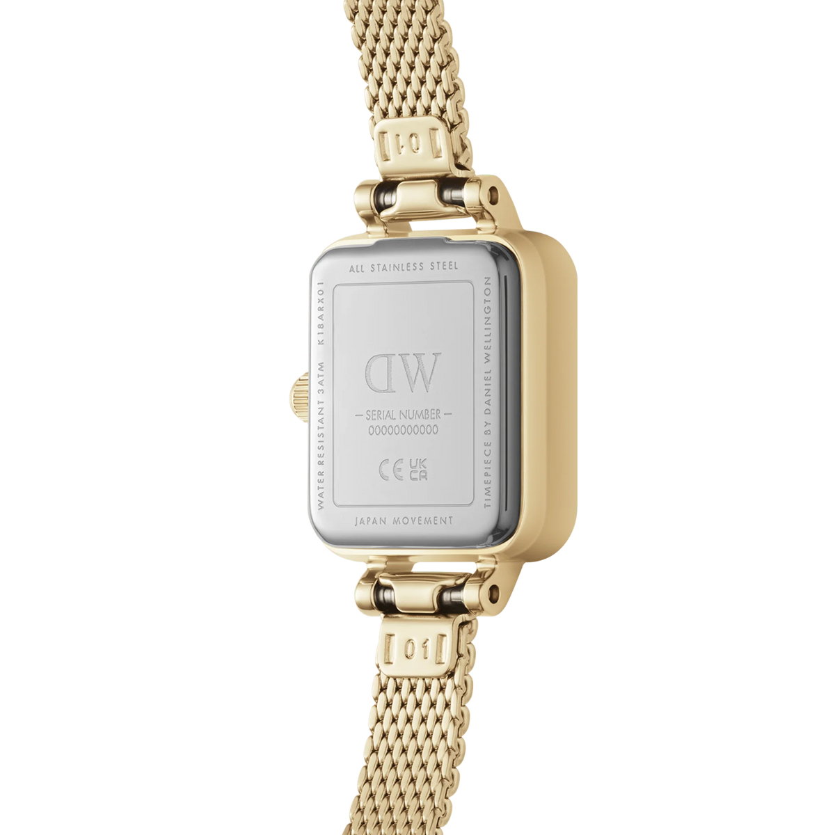 Daniel Wellington Quadro Mini Evergold Onyx