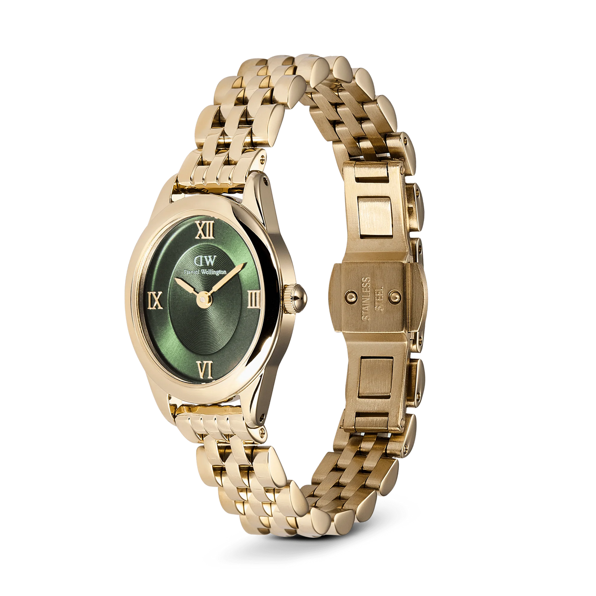 Daniel Wellington Ophelia Mini Emerald Gold