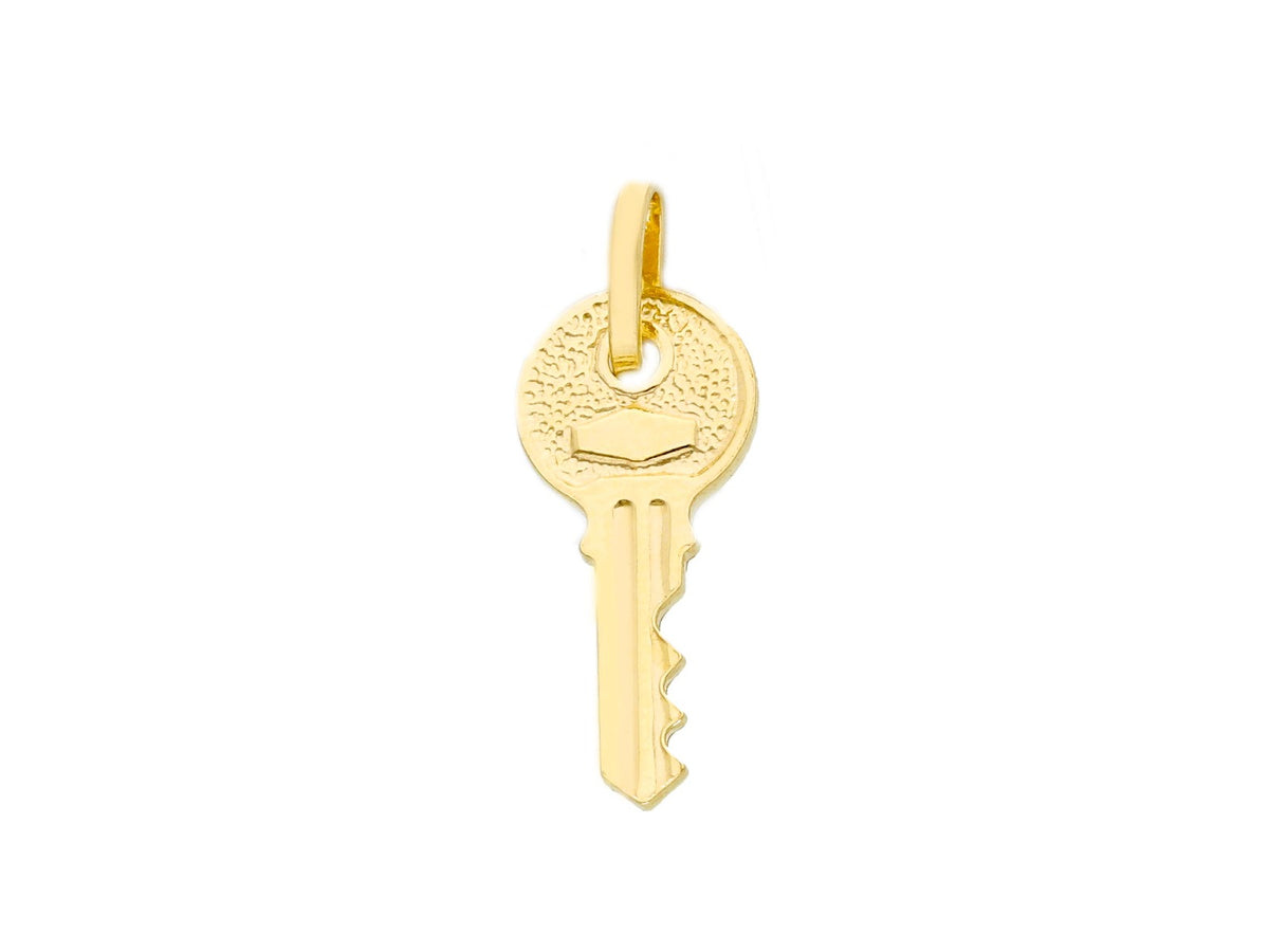 Key Pendant in 18kt Yellow Gold