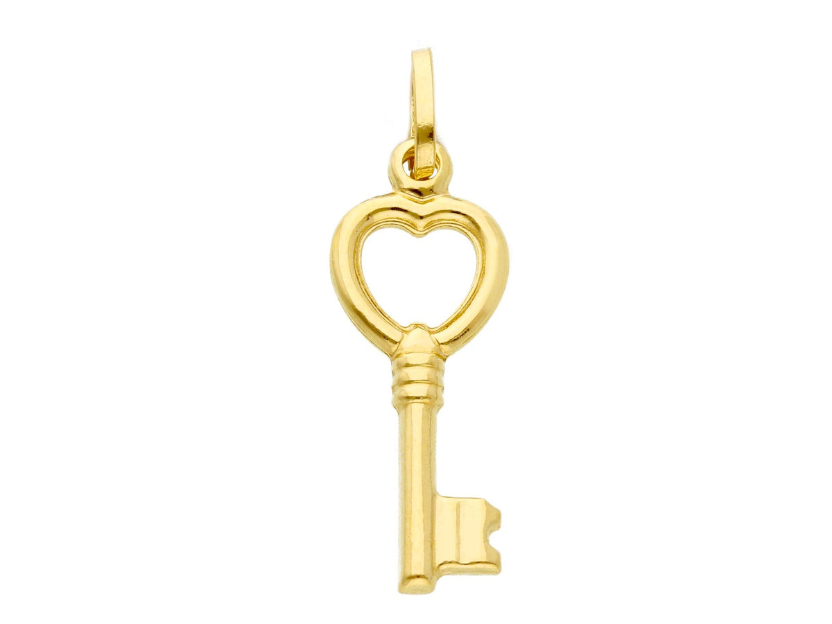 Key Pendant in 18kt Yellow Gold