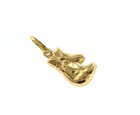 Boxing Glove Pendant in 18kt Yellow Gold