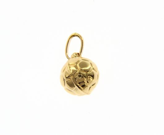 Soccer Ball Pendant in 18kt Yellow Gold