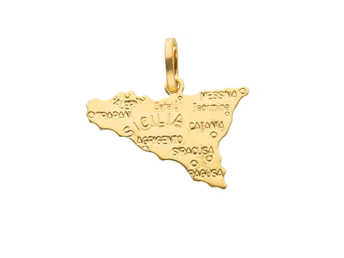 Sicily Pendant in 18kt Yellow Gold
