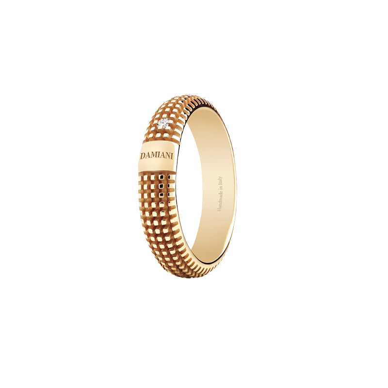 Damiani Anello Metropolitan in Oro Rosa e Diamante