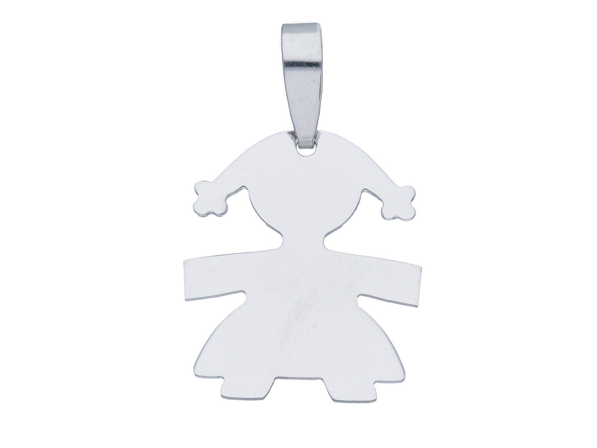 Maiocchi Silver Silver Girl Pendant
