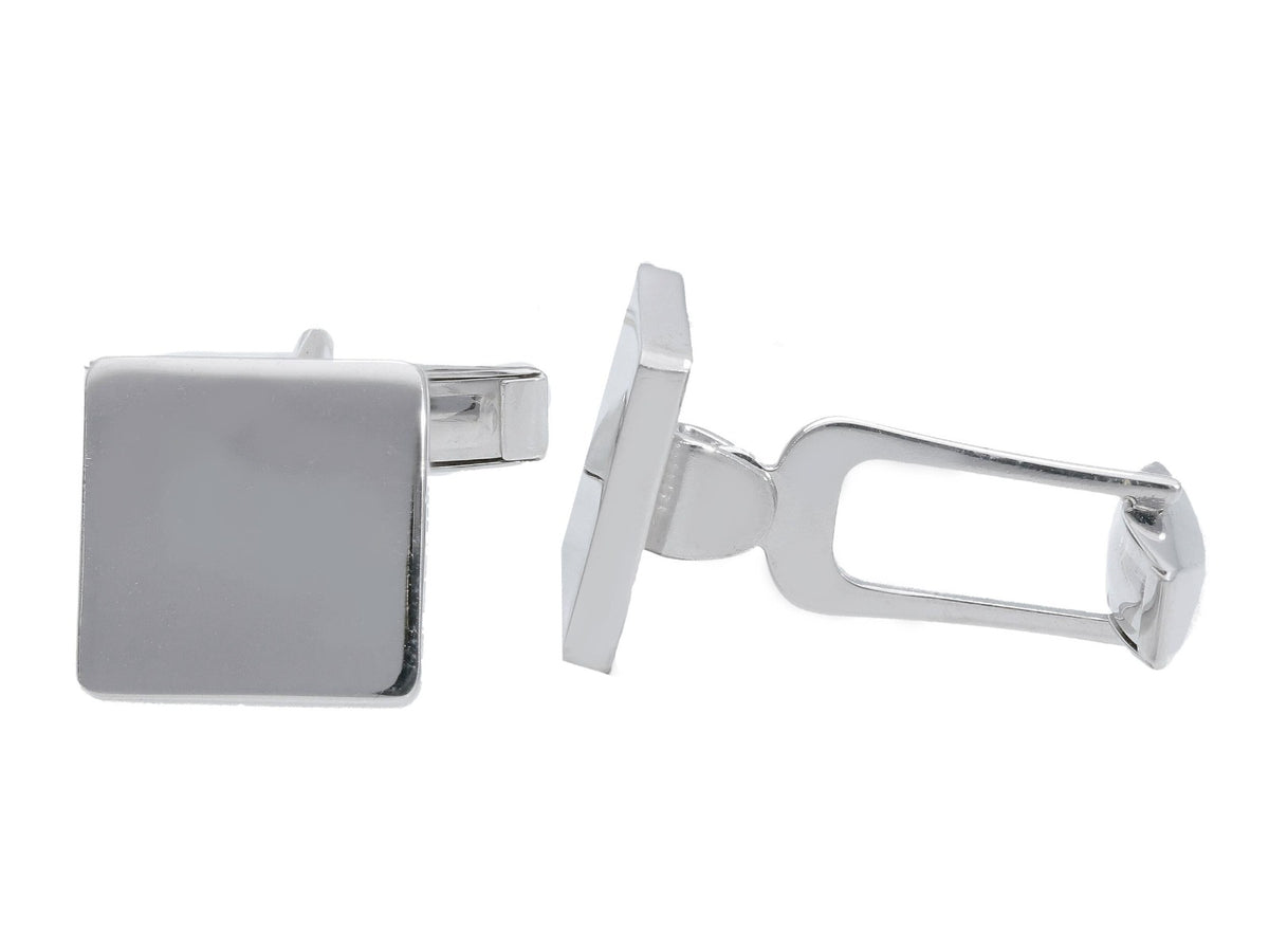 Maiocchi Silver Square Cufflinks Silver