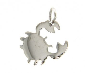 Maiocchi Silver Crab Pendant