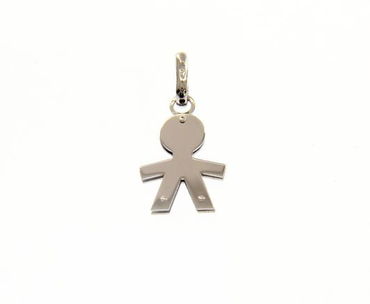 Small Baby Pendant in 18kt White Gold