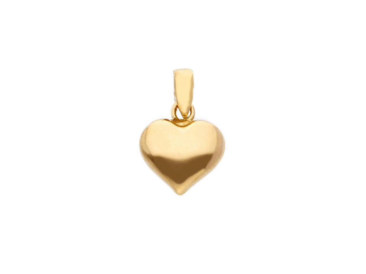 Heart Pendant in 18kt Yellow Gold