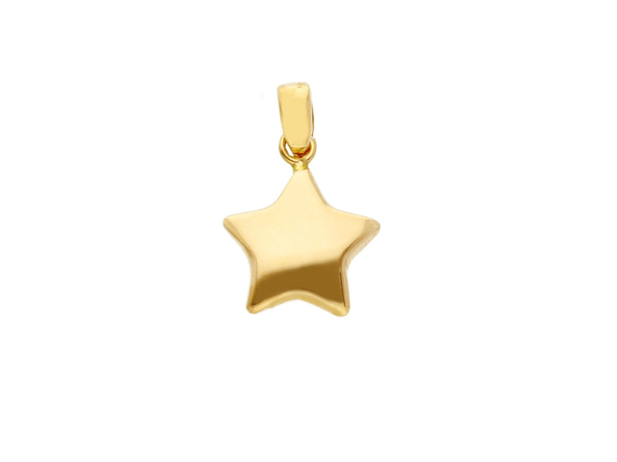Star Pendant in 18kt Yellow Gold