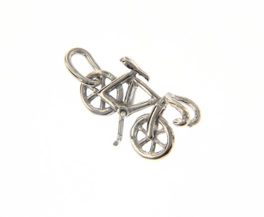 Maiocchi Silver Bicycle Pendant Silver