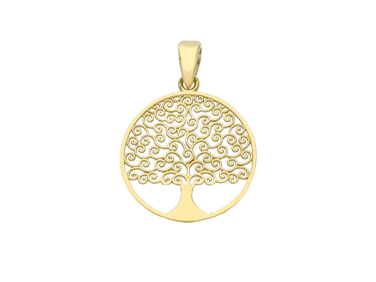 Tree of Life Pendant in 18kt Yellow Gold