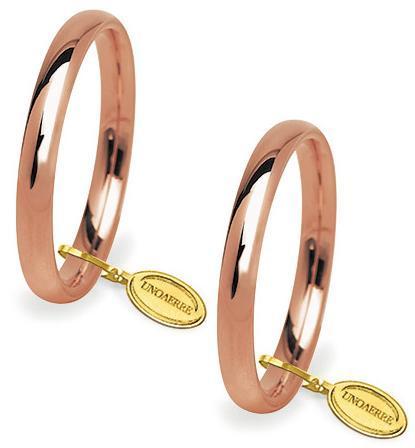 Unoaerre Fedi Comode mm. 3 Oro Rosa