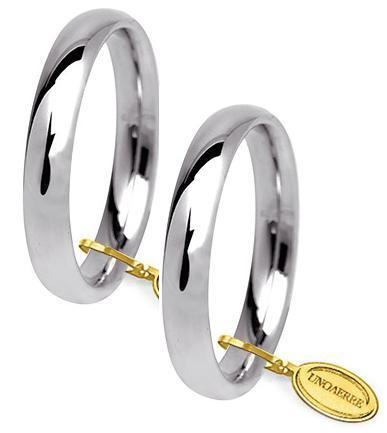 Unoaerre Fedi Comode mm. 4 Oro Bianco