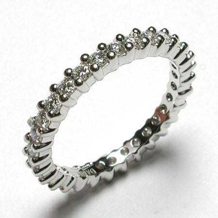 Damiani Fedina Luce in Oro Bianco e Diamanti ct 0.95