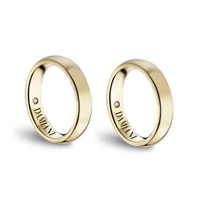 Damiani Fedi Nuziali VEROAMORE in Oro Giallo 4,5 mm
