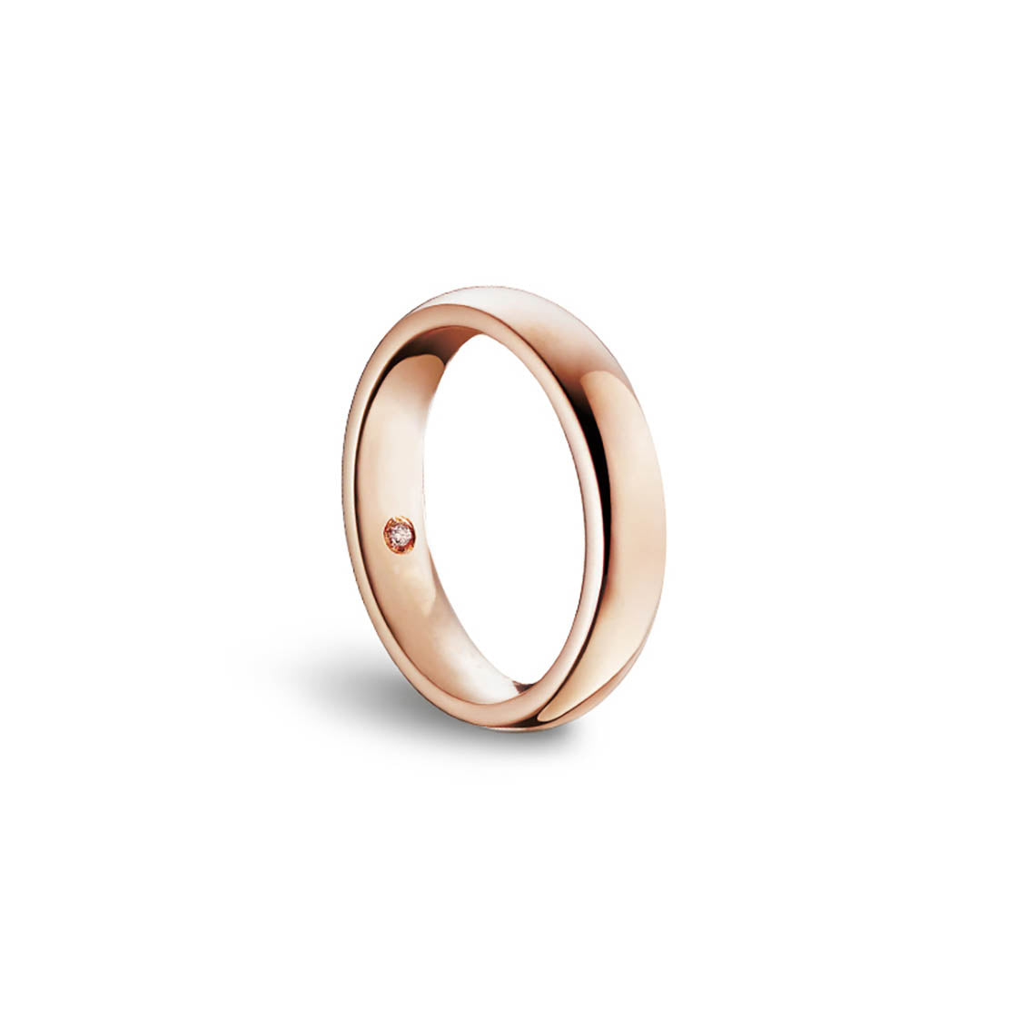 Damiani Fedi Nuziali VEROAMORE in Oro Rosa 4,5 mm
