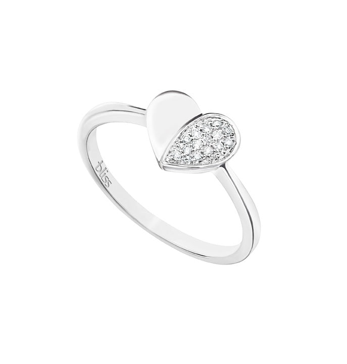 Bliss Heart Ring with Diamonds 20039744