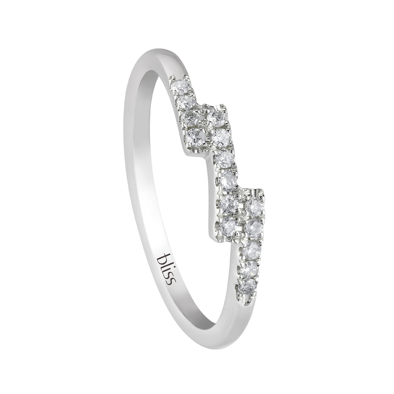 Bliss Bi Eden Ring in White Gold and Diamonds
