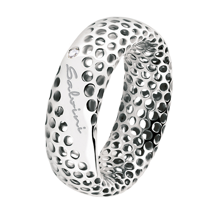 Salvini Anello Golden Cage Oro Bianco e Diamante