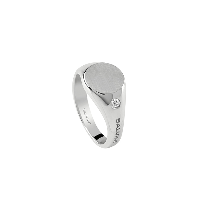 Salvini Ring in 18kt White Gold and Diamond