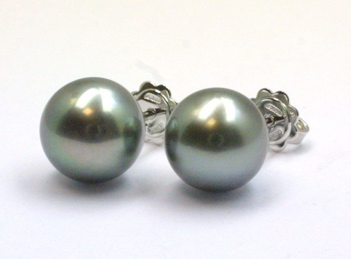 Salvini Tahitian Pearl Earrings 11.5 mm
