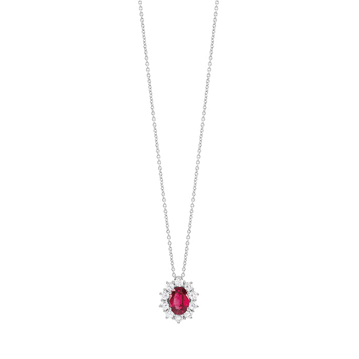 Salvini Diamond and Ruby Necklace 1.01