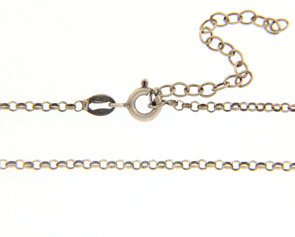 Maiocchi Silver Silver Necklace with Padel Pendant