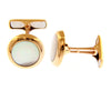  Round Cufflinks in 18kt Rose Gold and Mother of Pearl