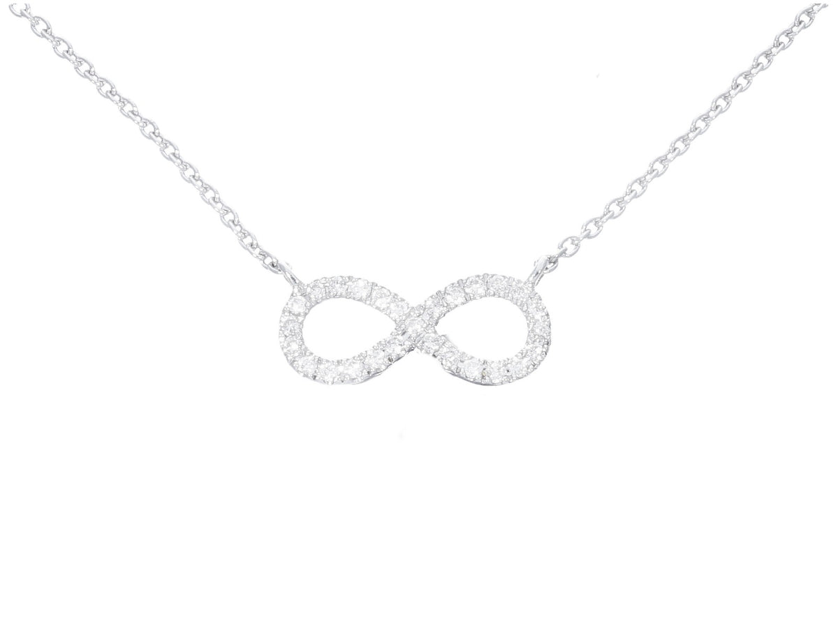 Girocollo Infinito con Diamanti ct 0.08