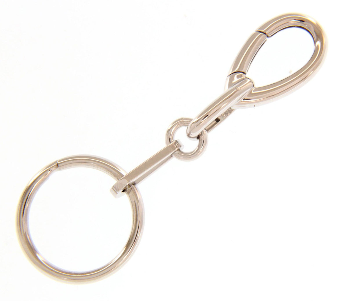 Maiocchi Silver Double Silver Keyring