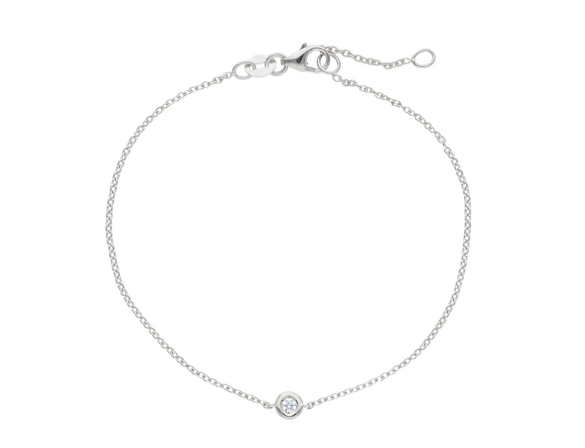 Maiocchi Milano White Gold Bracelet with Diamond ct 0.04