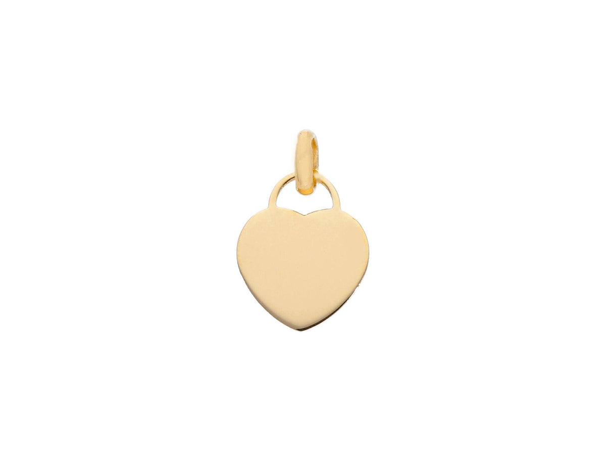 Heart Pendant in 18kt Yellow Gold