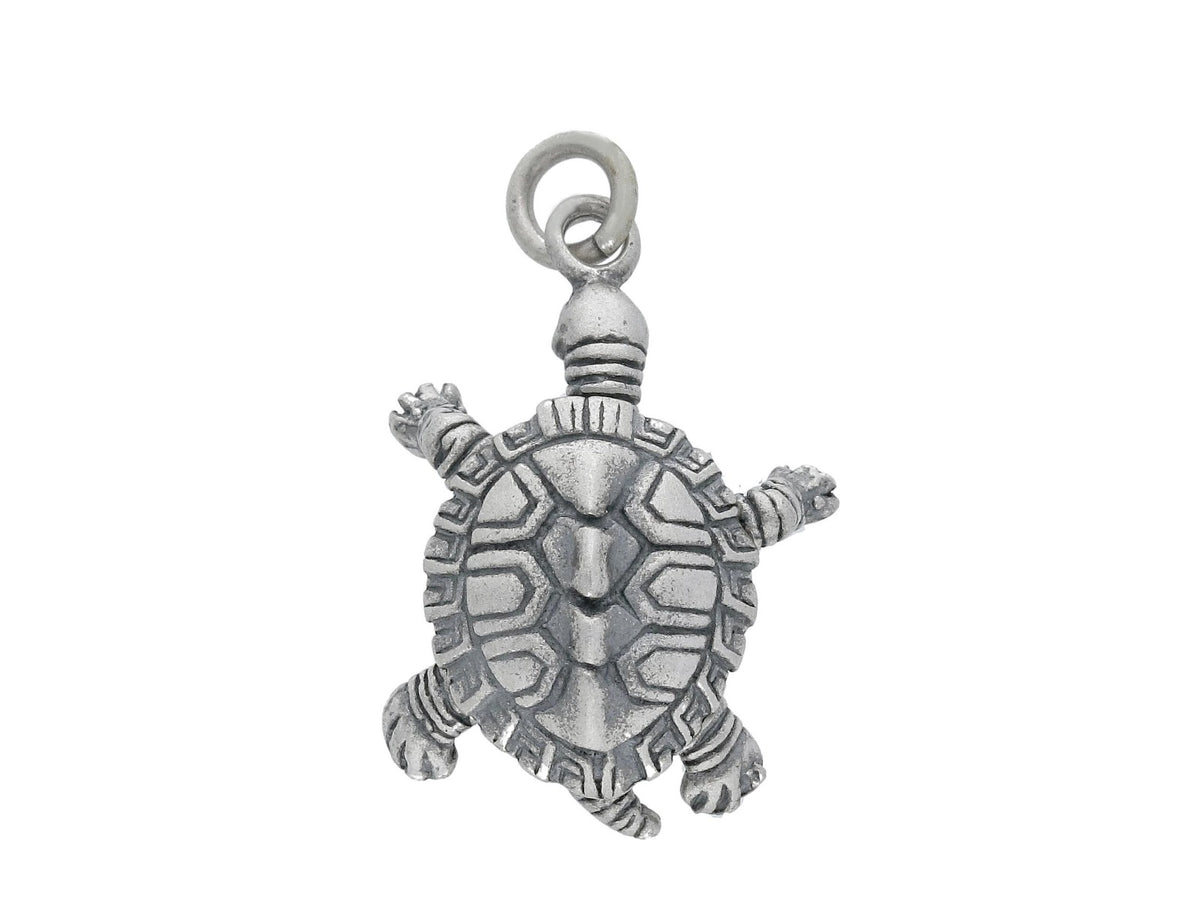 Maiocchi Silver Turtle Pendant
