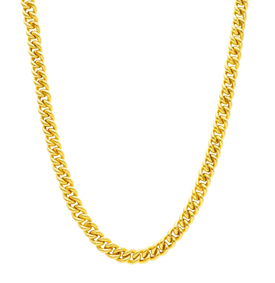Maiocchi Silver Gold Silver Groumette Chain 45 cm