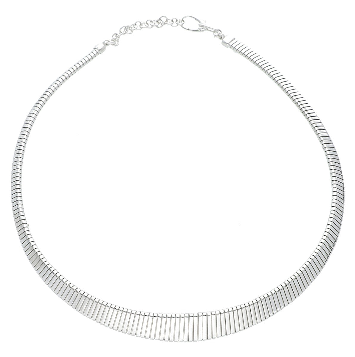 Maiocchi Silver Gas Pipe Necklace Silver