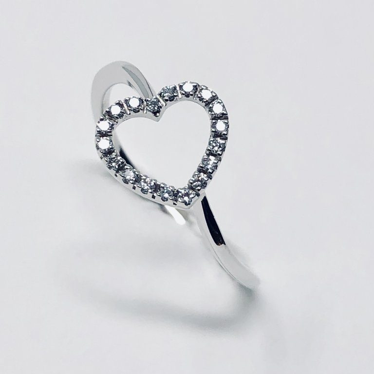 Polello Anello Cuore 2741B