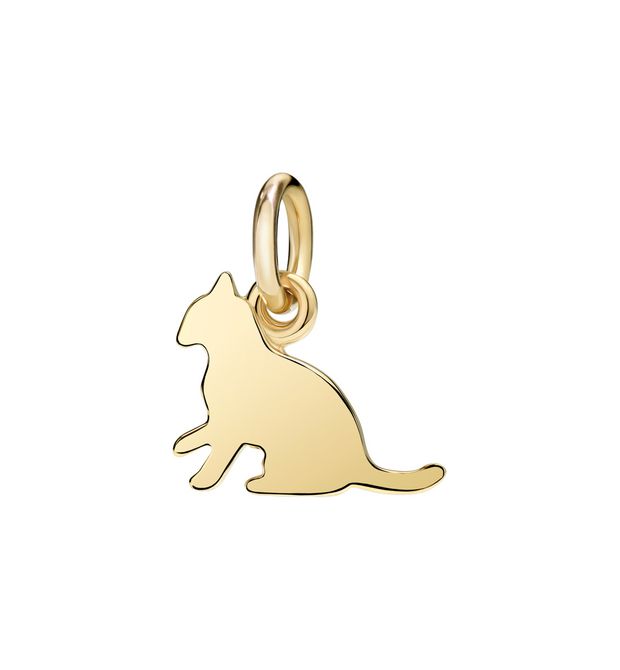Dodo Cat Charm 18kt Yellow Gold