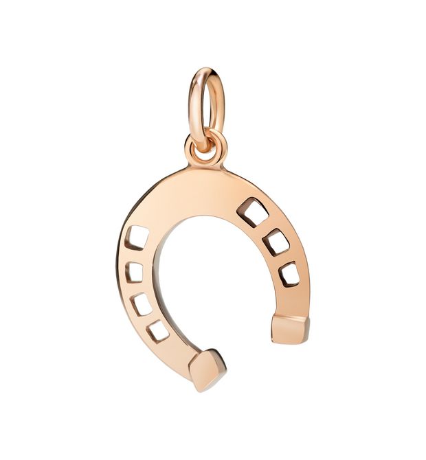 Dodo Horseshoe Charm 9kt Rose Gold